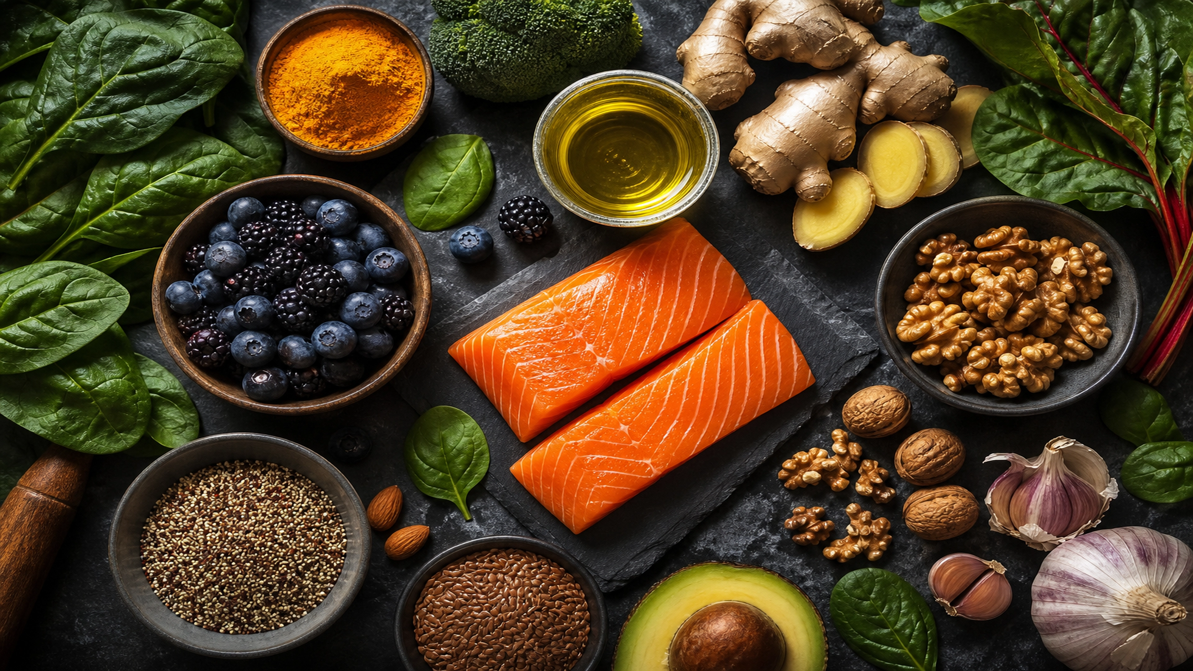 Alimentación antiinflamatoria: guía completa para reducir la inflamación con lo que comes