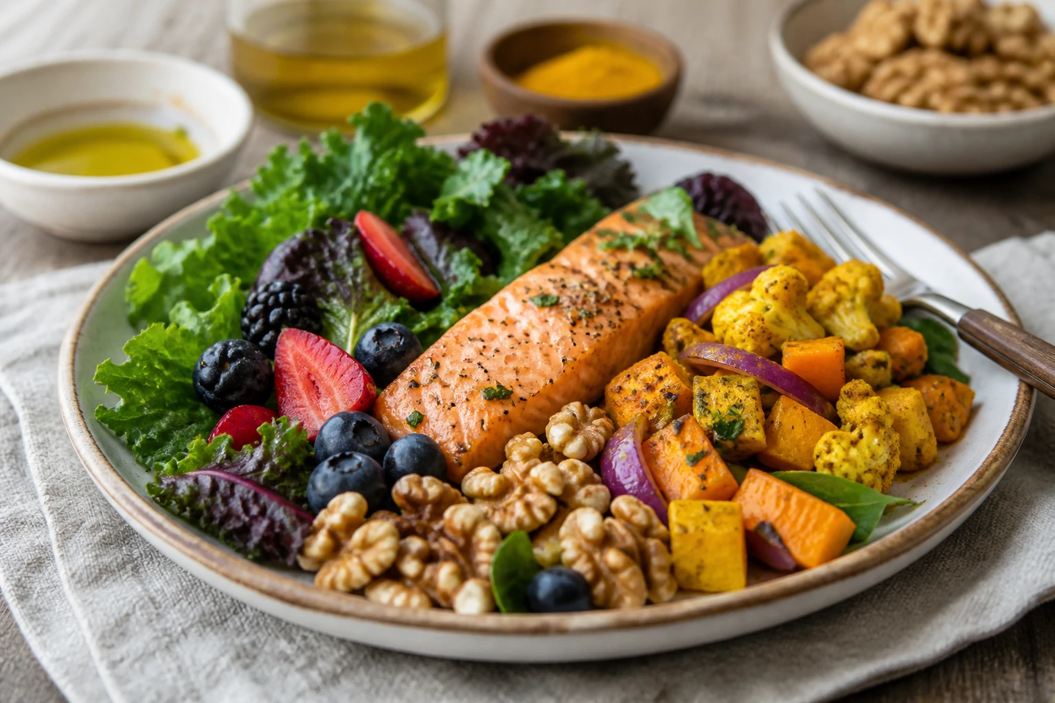Alimentación antiinflamatoria: guía completa para reducir la inflamación con lo que comes