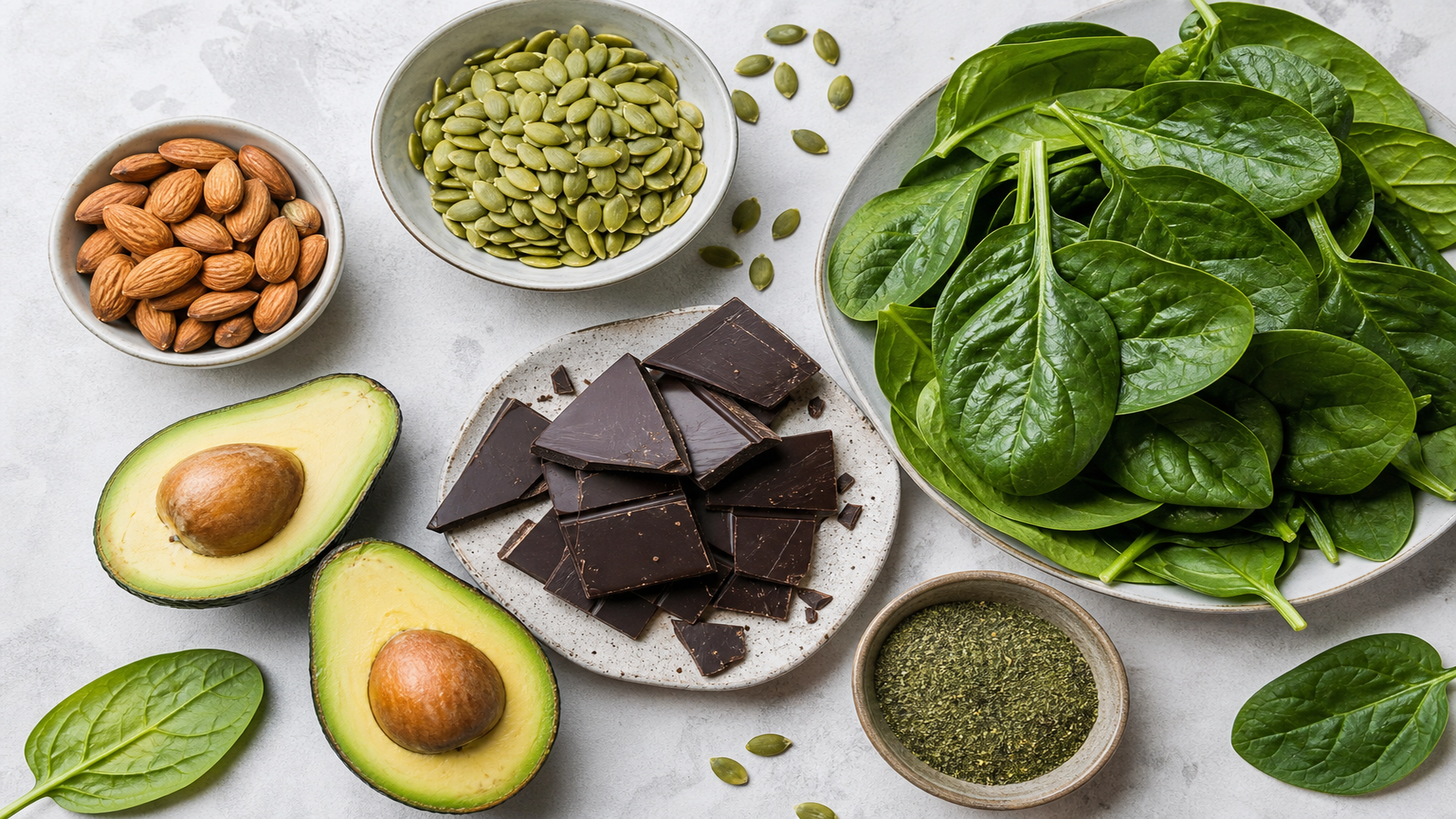 Magnesio en la dieta: alimentos, señales de falta y lo que sí está demostrado