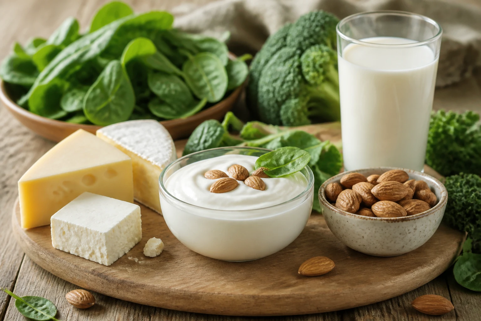 Calcio en la dieta: huesos, lácteos y alternativas vegetales