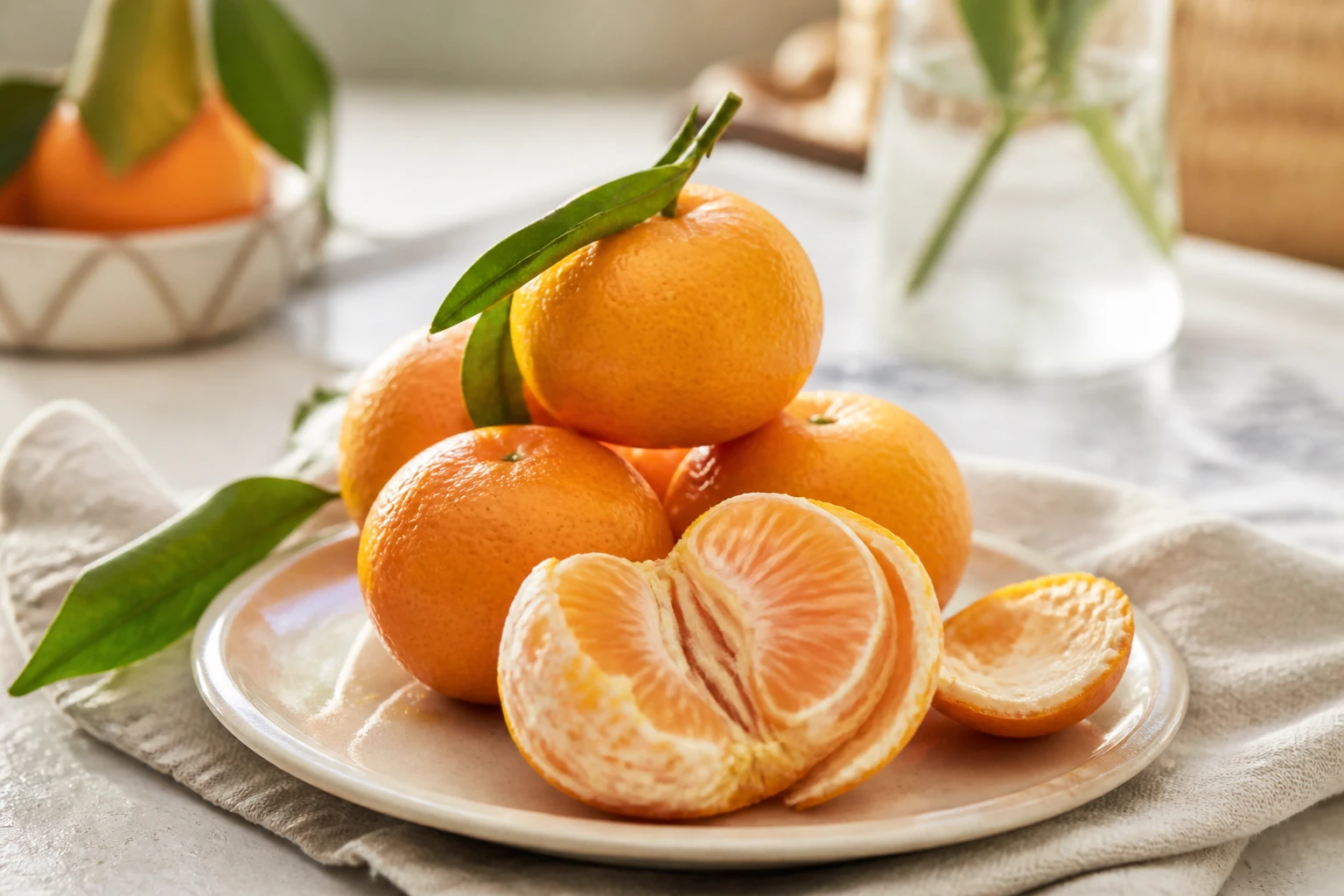 Calorías mandarina por unidad y por 100 g