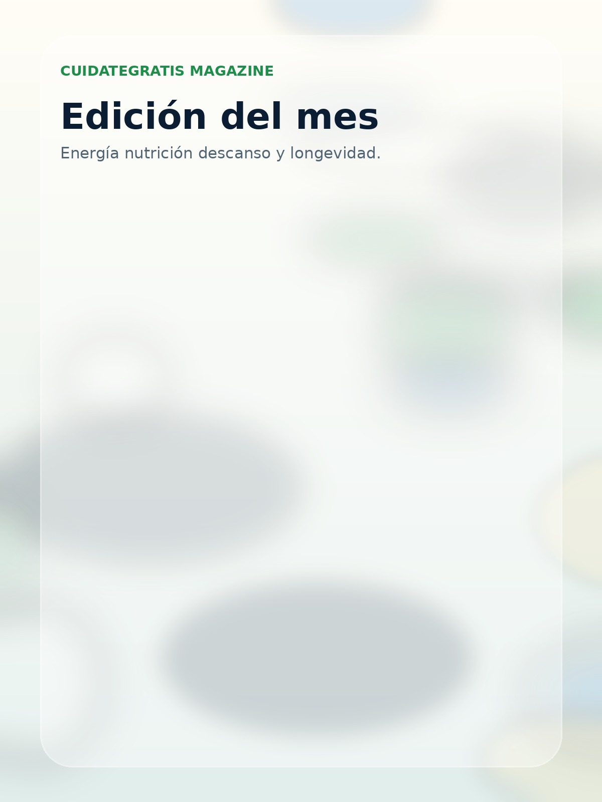 Revista del mes - Vive sano y feliz
