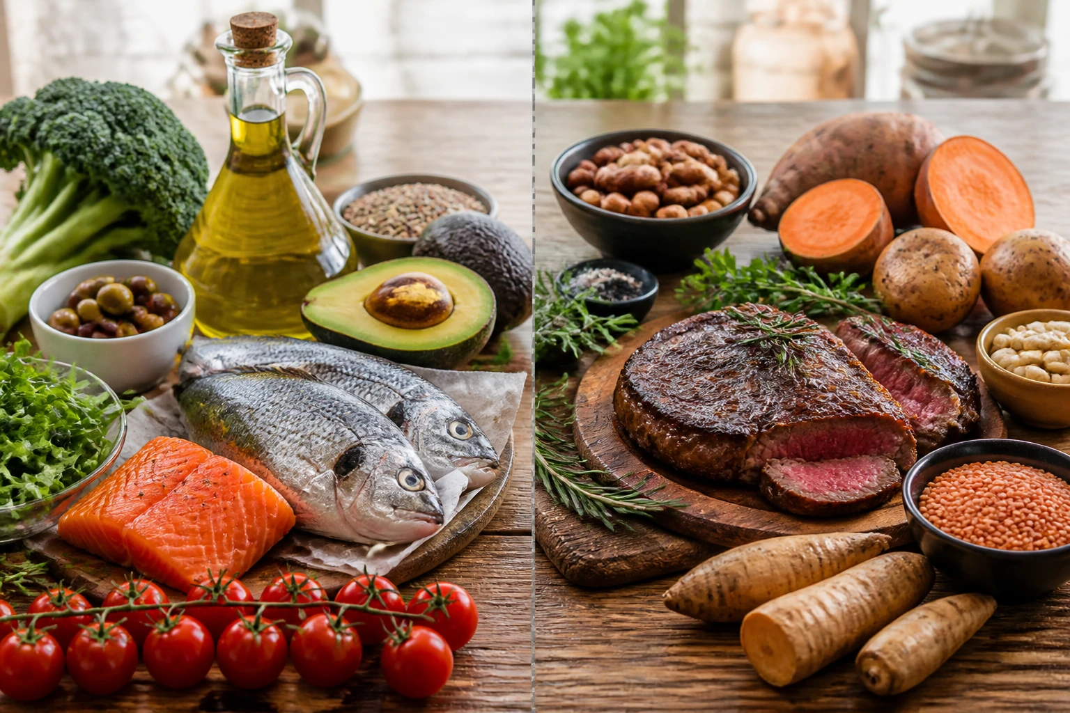 Diferencia entre dieta paleo y mediterránea