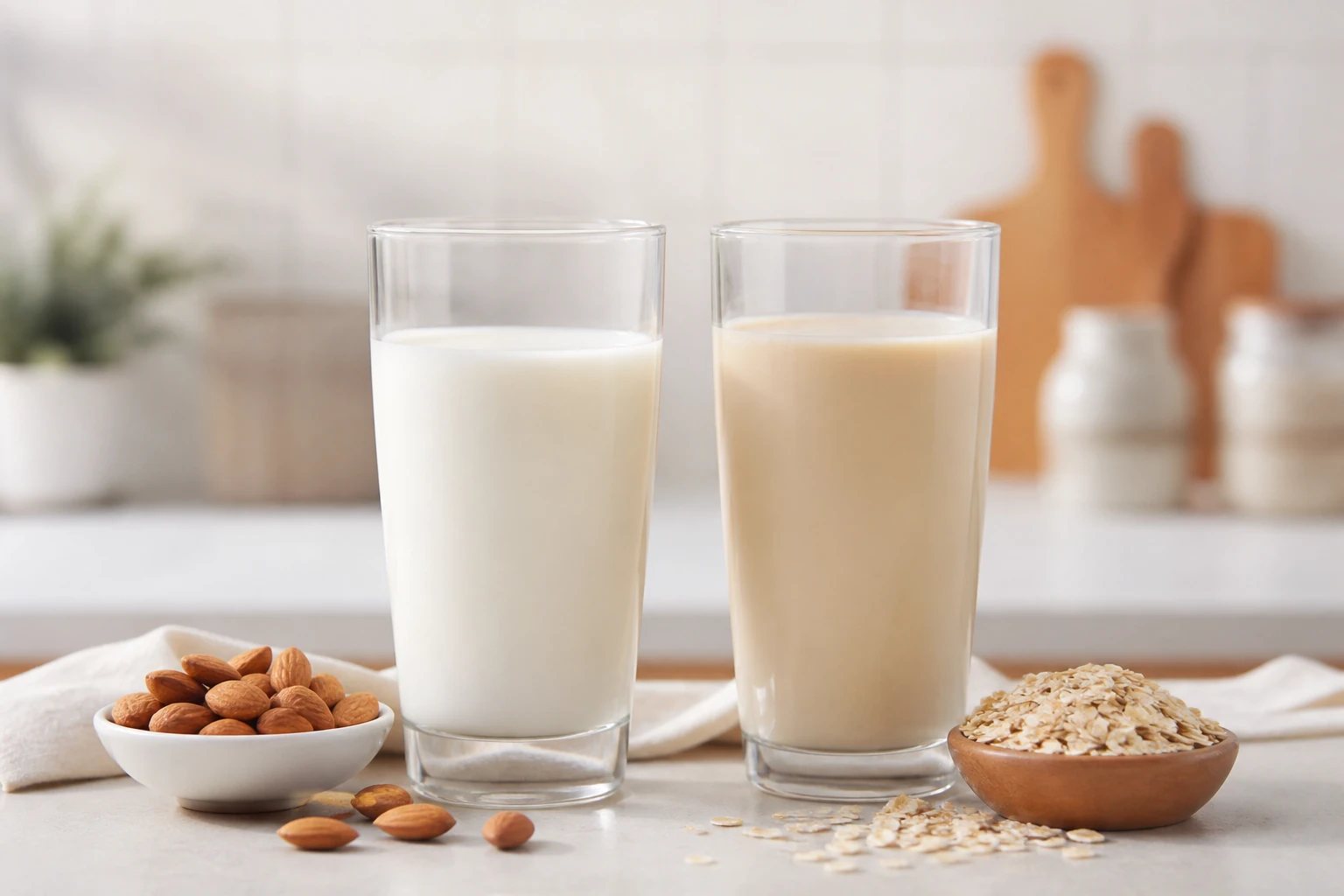 Leche de vaca o bebidas vegetales: ¿cuál elegir?